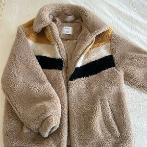 Bershka sherpa jacket size S